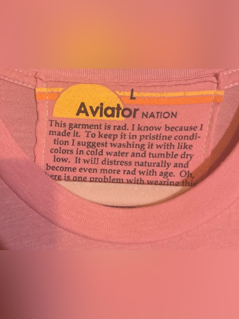 🐅 Aviator Nation Embroidered Tiger Tee — Size Large 🐅 - Picture 4 of 4